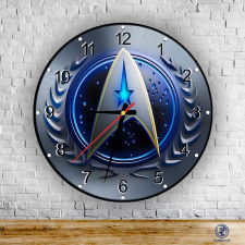 Szupicuccok Star Trek - kör alakú üveg falióra falióra
