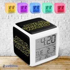 Szupicuccok Star Wars logó világító ébresztő óra ébresztőóra