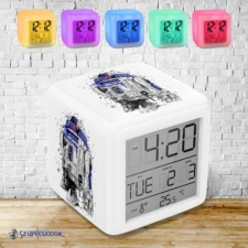 Szupicuccok Star Wars - R2D2 színváltós világító ébresztő óra ébresztőóra
