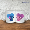 Szupicuccok Stitch és Angel páros bögre (2db)