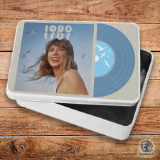 Szupicuccok Taylor Swift - 1989 bakelit fém szendvicsdoboz (tároló doboz) uzsonnás doboz