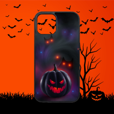 Szupitokok Halloween - Black Pumpkin - iPhone tok tok és táska