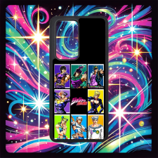 Szupitokok Jojo's Bizarre Adventure  - Character Collage - Huawei tok tok és táska