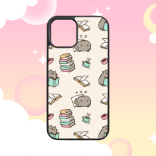 Szupitokok Pusheen - Tanulás  - iPhone tok tok és táska
