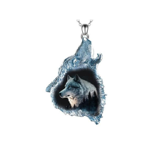  Szürke farkas nyaklánc nyaklánc