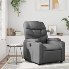  szürke műbőr relaxfotel bútor
