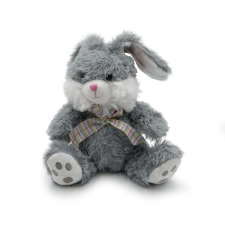 Szürke plüss nyuszi, 20 cm bébiplüss