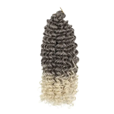  Szürke-Szőke Ombre Hullámos Póthaj Fonáshoz - 50 cm póthaj
