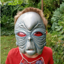 SZÜRKE UFO Alien maszk gyerekeknek farsangra jelmez