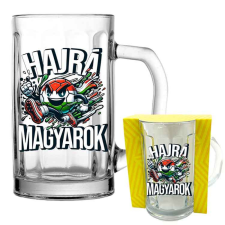  Szurkolói söröskorsó, Hajrá magyarok! ajándéktárgy