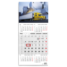  T077 Speditőrnaptár 3 havi - Üres Fej naptár, kalendárium