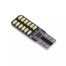 T10 led CANBUS 24smd fehér DC12V autó tuning