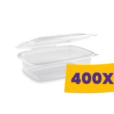 T-depo Egybefedeles doboz - mikrózható szögletes PP 750ml (Karton - 400 db) papírárú, csomagoló és tárolóeszköz