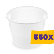 T-depo Gulyástál fehér - PP 750ml (Karton - 550 db) papírárú, csomagoló és tárolóeszköz