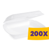 T-depo Habdoboz HP4 fehér - osztatlan (Karton - 200 db)