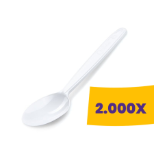 T-depo Kanál újrahasználható fehér - PS (Karton - 2000 db) papírárú, csomagoló és tárolóeszköz