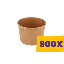 T-depo Papír leveses tál natúr 350ml (Karton - 900 db) papírárú, csomagoló és tárolóeszköz