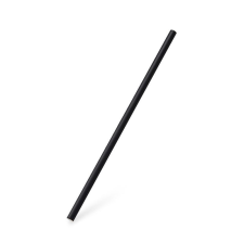 T-depo Szívószál papír fekete - 8mm átm. 24cm papírárú, csomagoló és tárolóeszköz