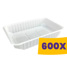 T-depo Varia tál fehér - PP 500ml (Karton - 600 db) papírárú, csomagoló és tárolóeszköz