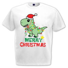  T-rex Karácsony - Karácsonyi Férfi Póló férfi póló