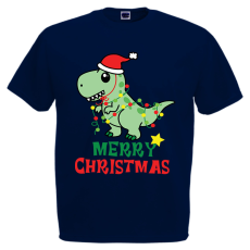  T-rex Karácsony - Karácsonyi Férfi Póló