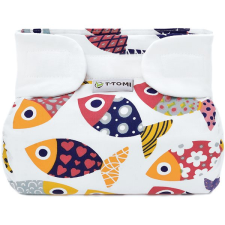 T-tomi Ortopéd terpeszpelenka - tépőzáras, fun fish pelenka