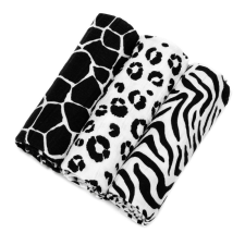 T-tomi prémium minőségű BIO bambusz textil pelenka, Vadállatok, 3db mosható pelenka