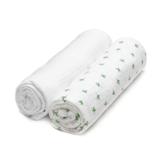 T-tomi prémium minőségű BIO muszlin textil pelenka, Természet, 2db mosható pelenka