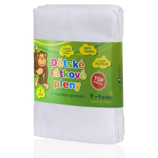 T-tomi prémium minőségű tetra textil pelenka, 70x70cm, fehér, 5db mosható pelenka