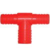  T vízelosztó 1 -2 x 3/4 piros (10606)