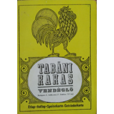 ... Tabáni Kakas vendéglő - Étlap - antikvárium - használt könyv