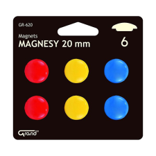  Táblamágnes GRAND 20mm 6 db-os vegyes táblamágnes