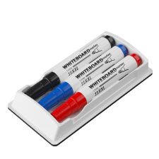 Táblatörlő ICO fehér+3db 11 XXL tábla marker filctoll, marker