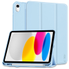  Tablettok iPad 2025 11 coll (iPad 11) - égkék smart case, ceruza tartóval