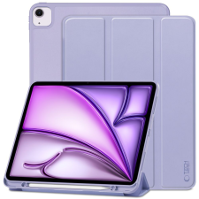  Tablettok iPad Air 13 (2024, 13 coll) - lila smart case, ceruza tartóval tablet tok