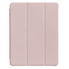  Tablettok iPad Pro 11 (2021) - pink smart case, átlátszó hátlappal, ceruza tartóval tablet tok