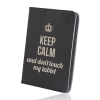  Tablettok Univerzális 9-10 colos Keep Calm tablet tok: Huawei, Lenovo, Samsung, iPad…