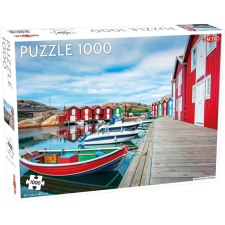 Tactic 1000 db-os puzzle - A világ körül - Halászkunyhók Smögenben (56682) puzzle, kirakós