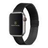 Tactical 333 Loop magnetikus rozsdamentes acél szíj Apple Watch 1/2/3/4/5/6/7/8/9/SE készülékhez 38/40/41mm fekete
