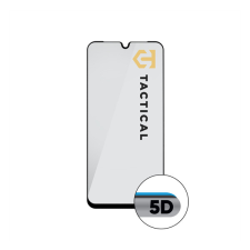 Tactical Glass Shield 5D Samsung Galaxy A16 5G kijelzővédő üvegfólia, fekete mobiltelefon kellék