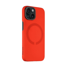 Tactical MagForce Aramid Apple iPhone 15 MagSafe kompatibilis tok, piros tok és táska