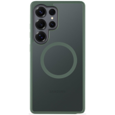 Tactical MagForce Hyperstealth Samsung Galaxy S25 Ultra hátlap tok, áttetsző/sötétszöld tok és táska