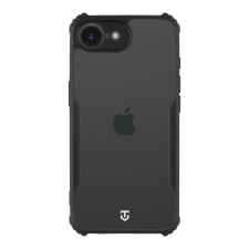 Tactical Quantum Stealth Apple iPhone 16e hátlap tok, átlátszó/fekete tok és táska