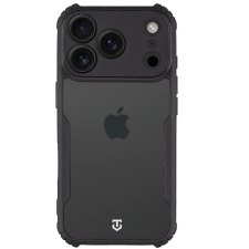 Tactical Quantum Stealth Apple iPhone 17 Pro hátlap tok, átlátszó/fekete tok és táska