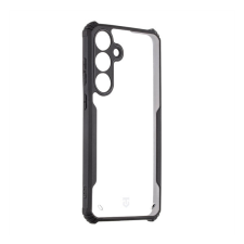 Tactical Quantum Stealth Samsung Galaxy Galaxy S25+ hátlap tok, átlátszó/fekete tok és táska