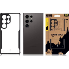 Tactical Quantum Stealth Samsung Galaxy S24+ hátlap tok, átlátszó/fekete (8596311248641) tok és táska