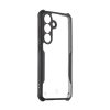  Tactical Quantum Stealth Samsung Galaxy S25 hátlap tok, átlátszó/fekete
