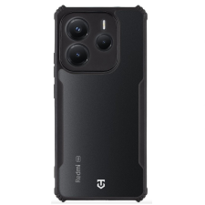 Tactical Quantum Stealth Xiaomi Redmi Note 14 5G hátlap tok, átlátszó/fekete tok és táska