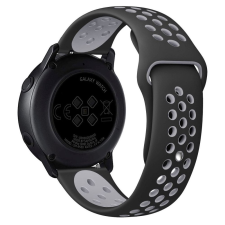 Tactical Samsung Galaxy Watch3 Szilikon szíj 22 mm - Fekete/Szürke (2445872) okosóra kellék
