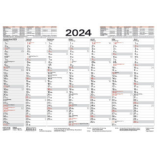 Tafelkalender A3 2024 naptár, kalendárium
